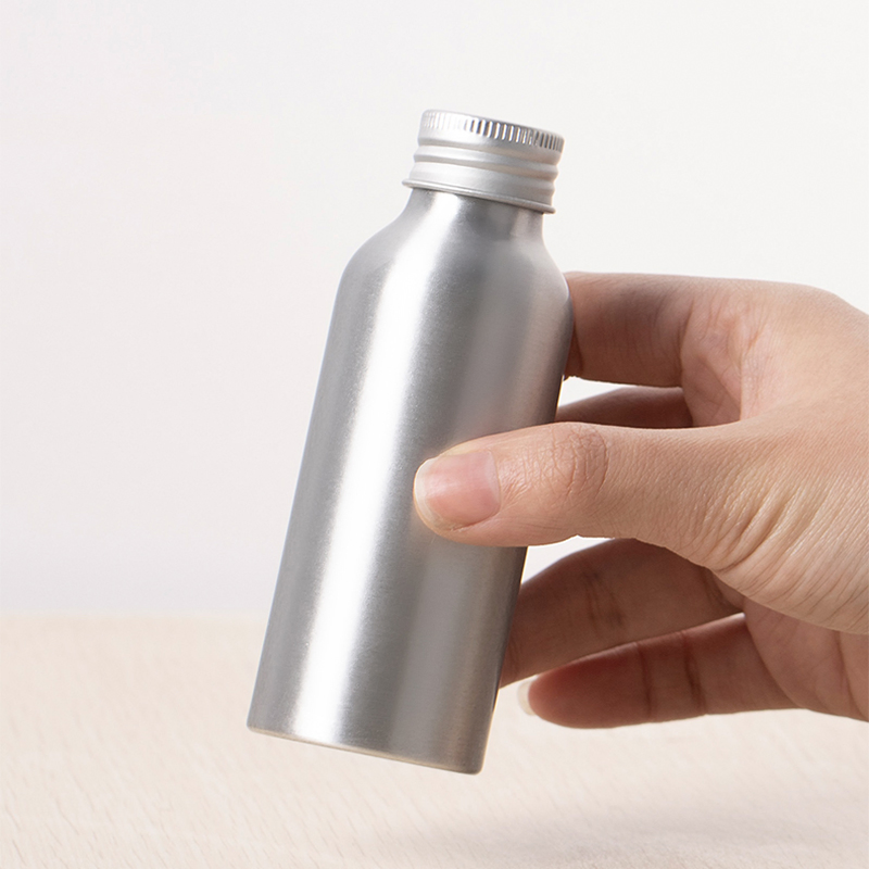 Wholesale Custom Empty Metal Aluminum Bottle Cosmetic Oil Bottle