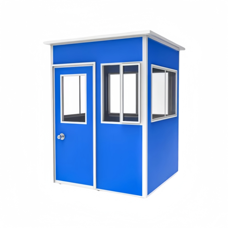 Manufacturer Outdoor Portable Steel Structure Luxury Modular Mobile Modern Prefabricated Security Guard Container Houses for Sentry Kiosks