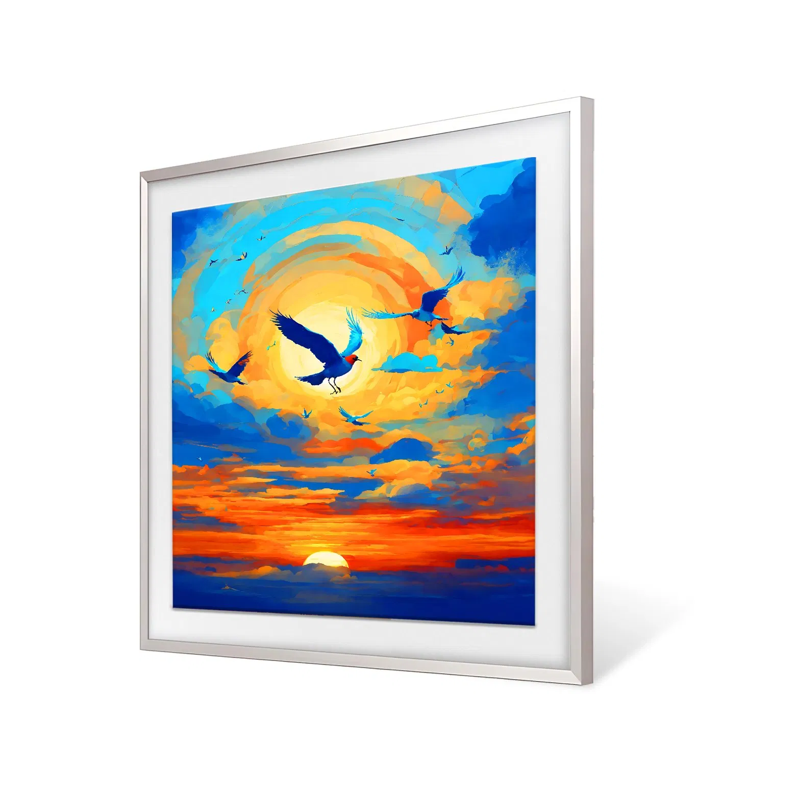 Customize Square 29.5'' 4K 2160*2160 Qled Backlight Ultra-Thin LCD Display for Nft Art Exhibition, Gallery, Digital Artworks Collector