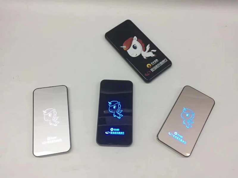 Custom Luminous Power Supply Portable Power Bank Mobile Phone Accessories