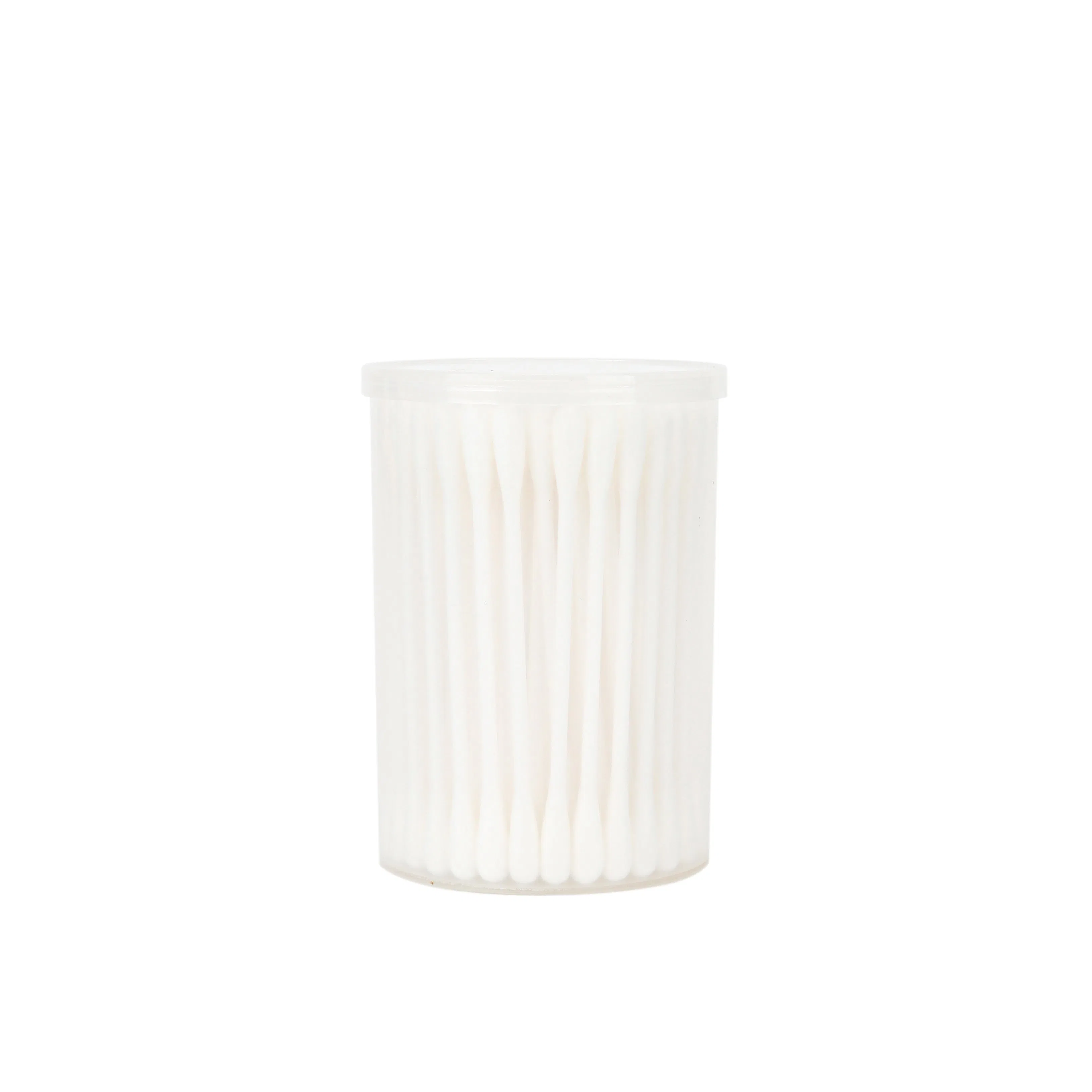 Wholesale 100-Piece Disposable Cotton Swabs Personal Care Plastic Stick for Daily Make-up Cleaning and Ear Cleaning