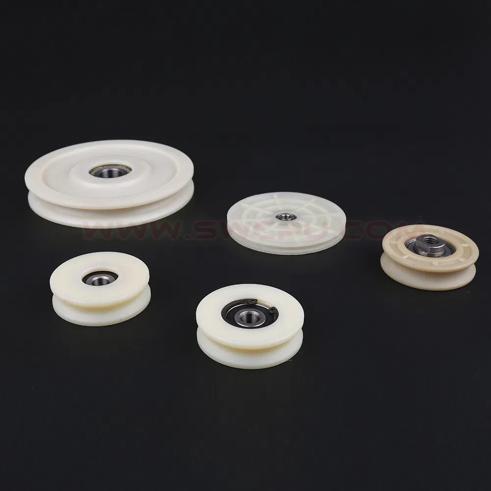 Custom Any Size, Color, Solid Small PVC Plastic Caster Wheels for Furniture Parts