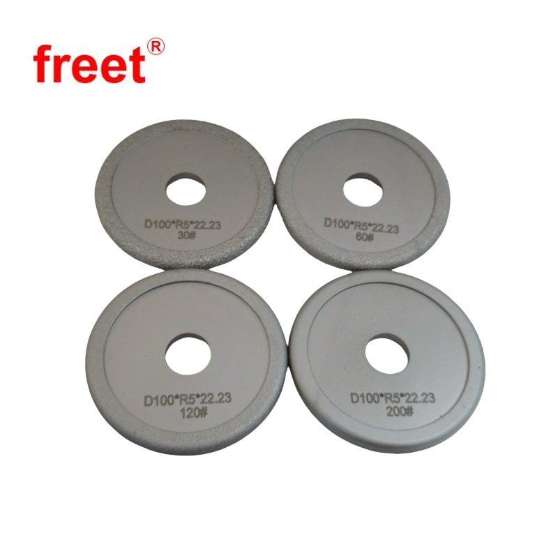 100mm Abrasive Stone Grinding Profiling Wheels Diamond Grooving Wheel for Ceramic Stone