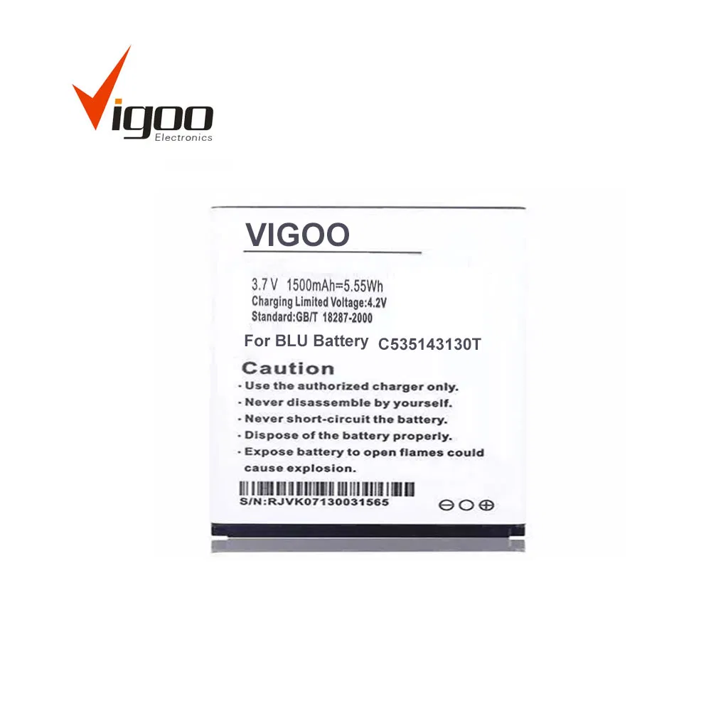 Cycle Li-ion Battery 3.8V Cell Phone Battery for Blu Yezz