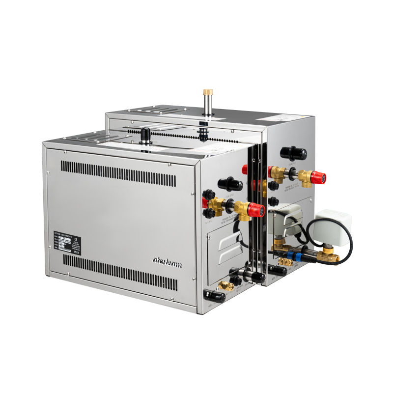 New Smart WiFi & APP Control Atcsteam Luxury 3-21 Kw at-W Series Stainless Steel Sauna Steam Bath Machine SPA Turkish Bath Wet Steam Generator for Steam Room