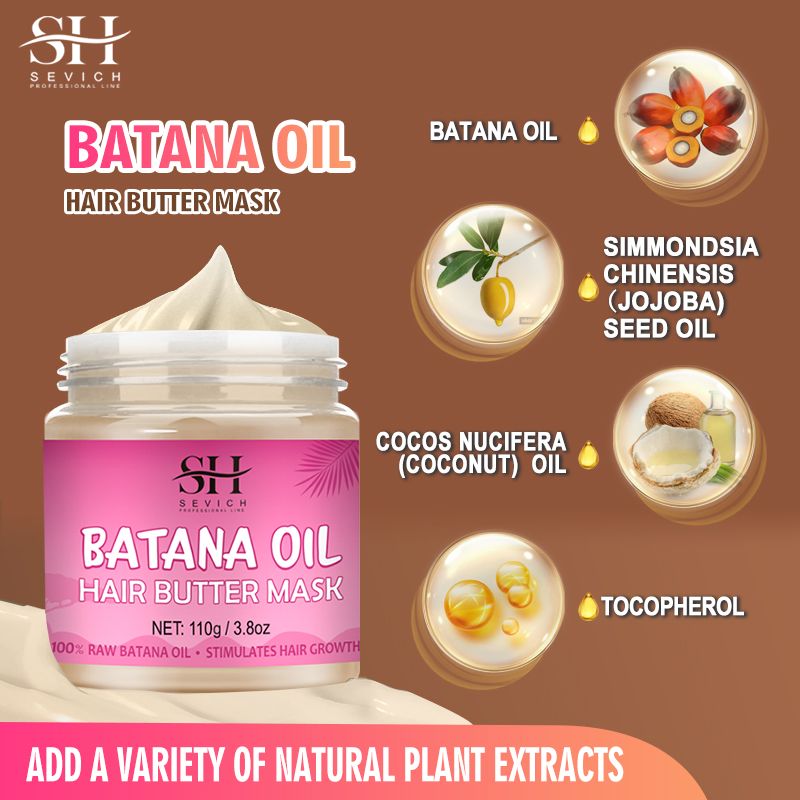Natural Scalp Scrub Treatments Raw Hair Batana Butter Mask for Hair