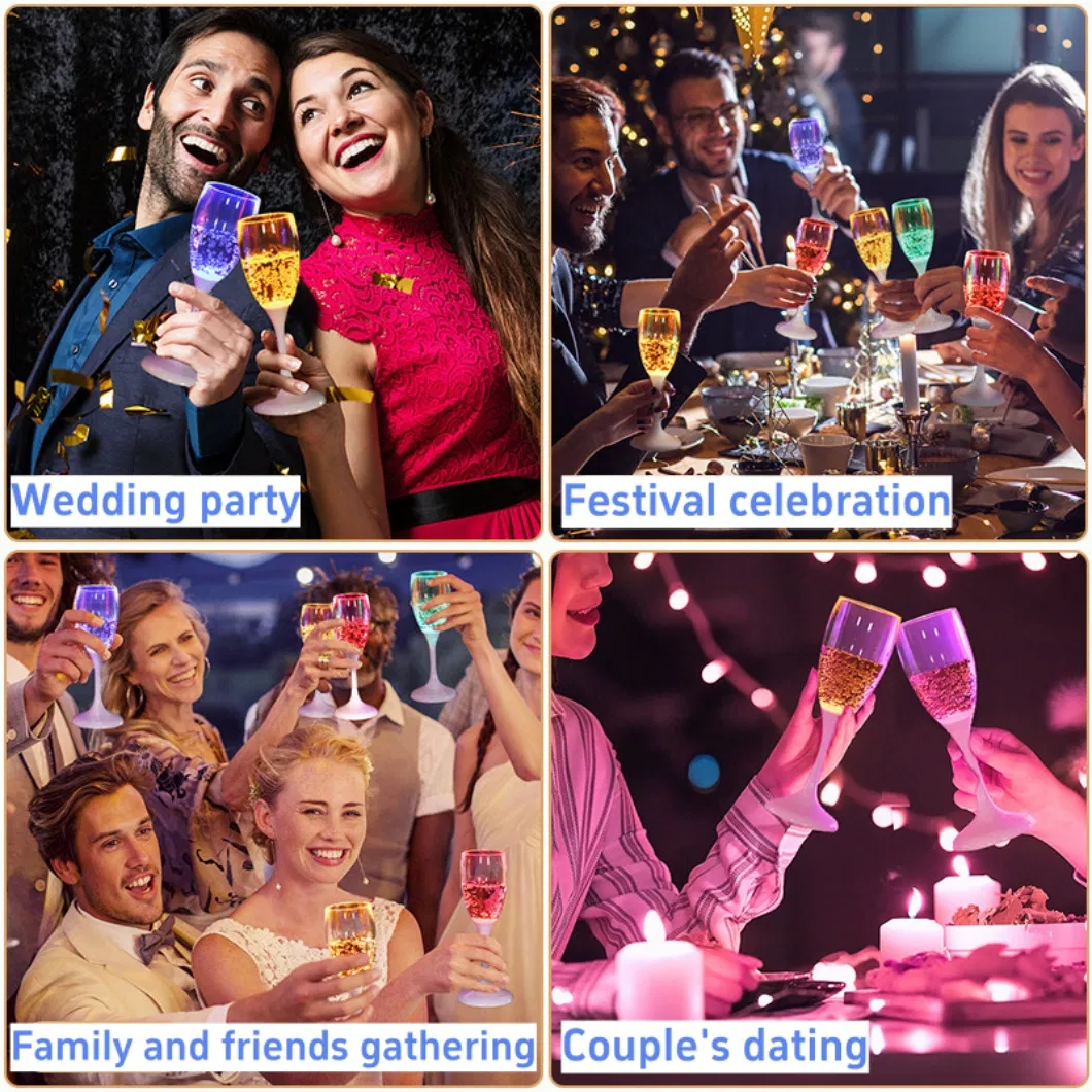 Bar Night Club Party Champagne Cup Wine Glass Drink LED Cup