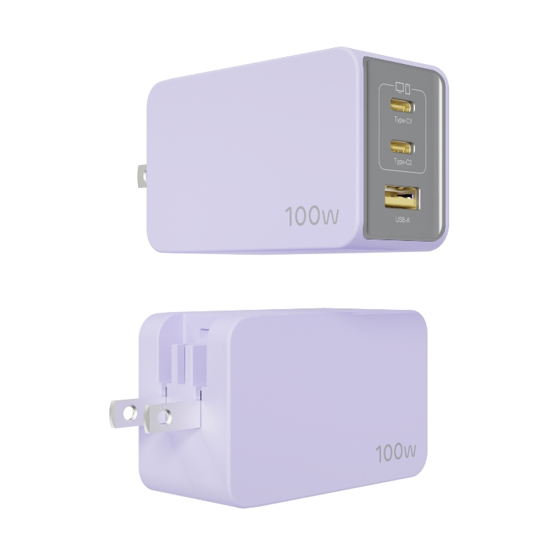 100W Wall Adapter Multifunction Pd QC Type C GaN Laptop MacBook for iPhone 16 Fast Charging Phone Charger