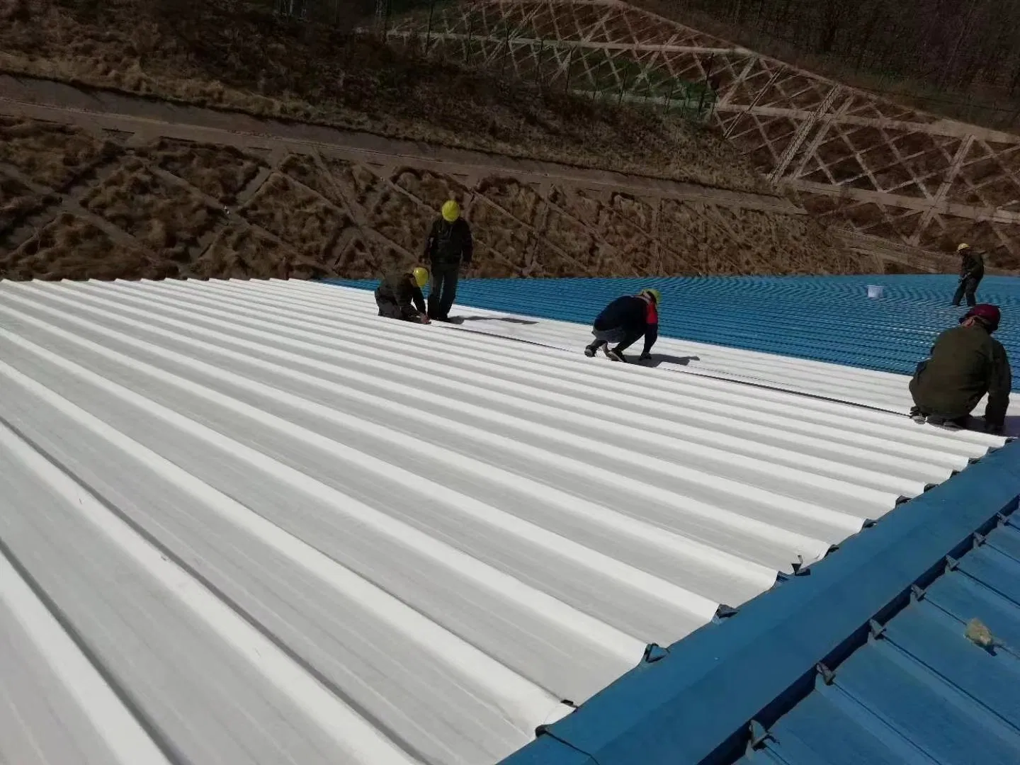 (Roofing Material 1.2mm Reinforced) Thermoplastic Polyolefin Tpo Waterproof Sheet