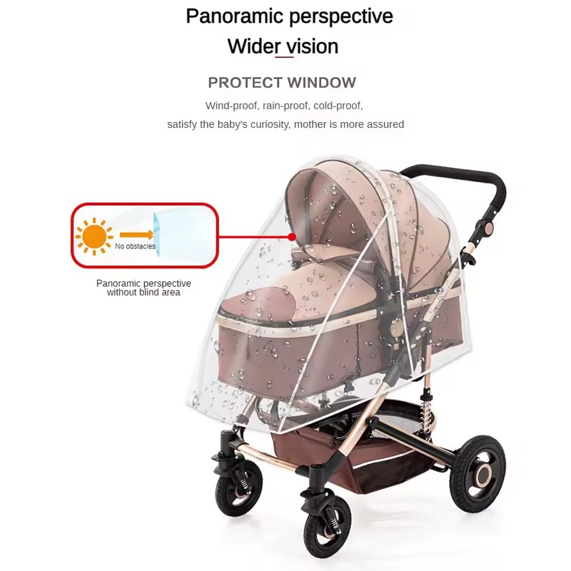 Premium Universal Baby Stroller Rain Cover for All-Weather Use