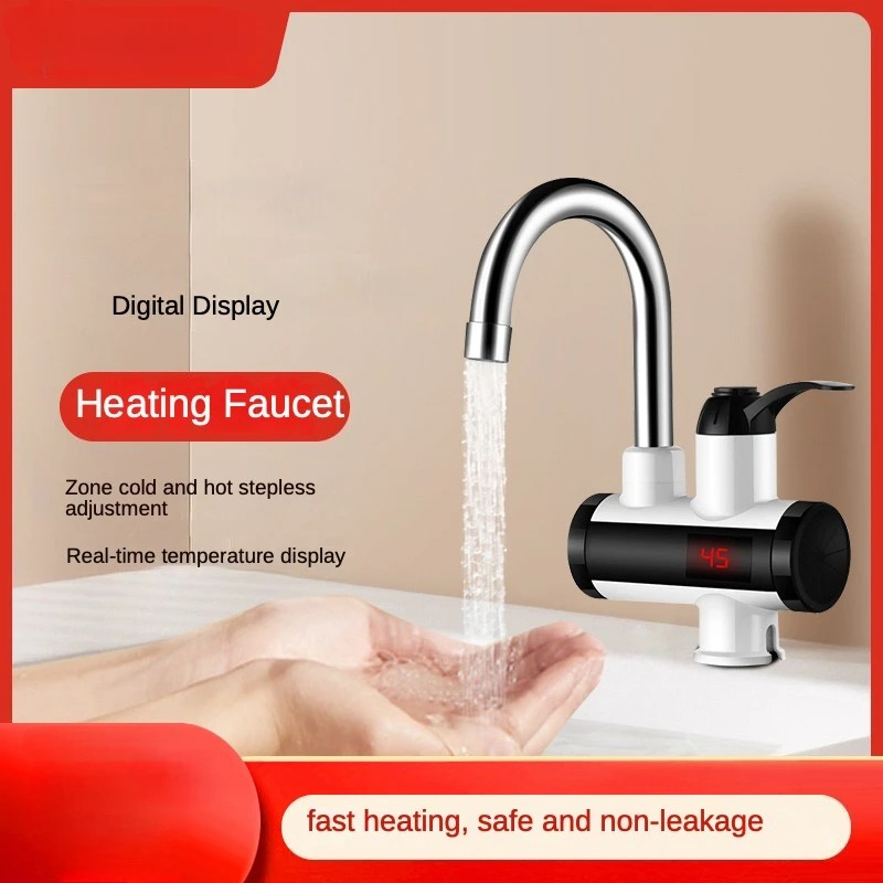 Household Electric Faucet Immediate Water Heater Rapid Heating Kitchen Sink Bathroom Basin