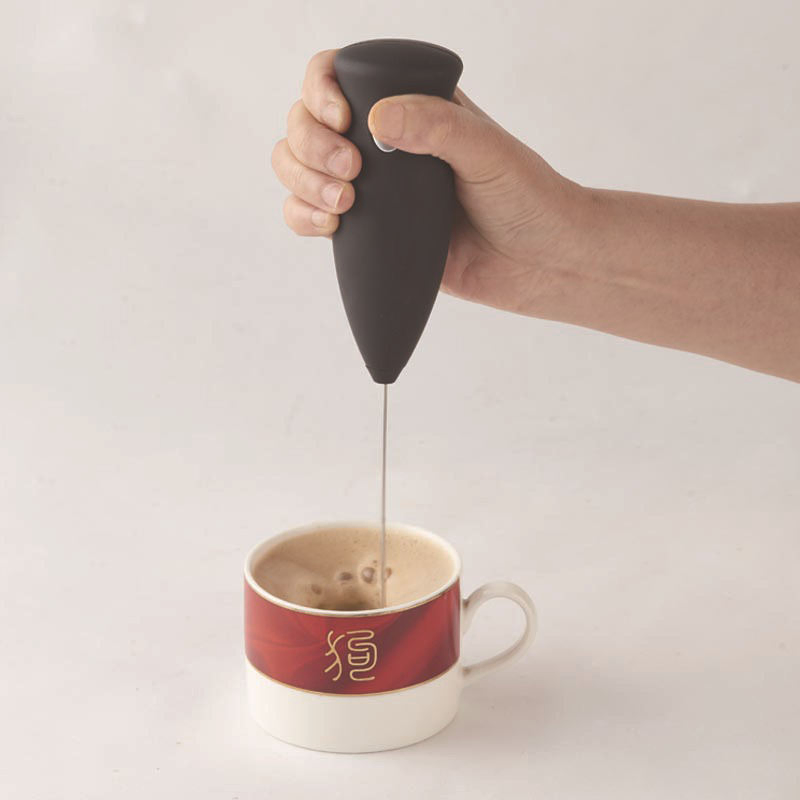 Save Handheld Electric Milk Frother Is Crafted with Soft Stainless Steel, Designed for Mixing Coffee and Creating Creamy Milk Foam Effortlessly. Battery-Operate