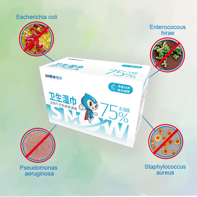 Factory Stock Single Use 75% Alcohol Antiseptic Wipes for First Aid Kit Kill 99.9% Germs