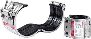 CST-GR SS304/SS316 EPDM Double Clamp Pipe Coupling Connector Coupler