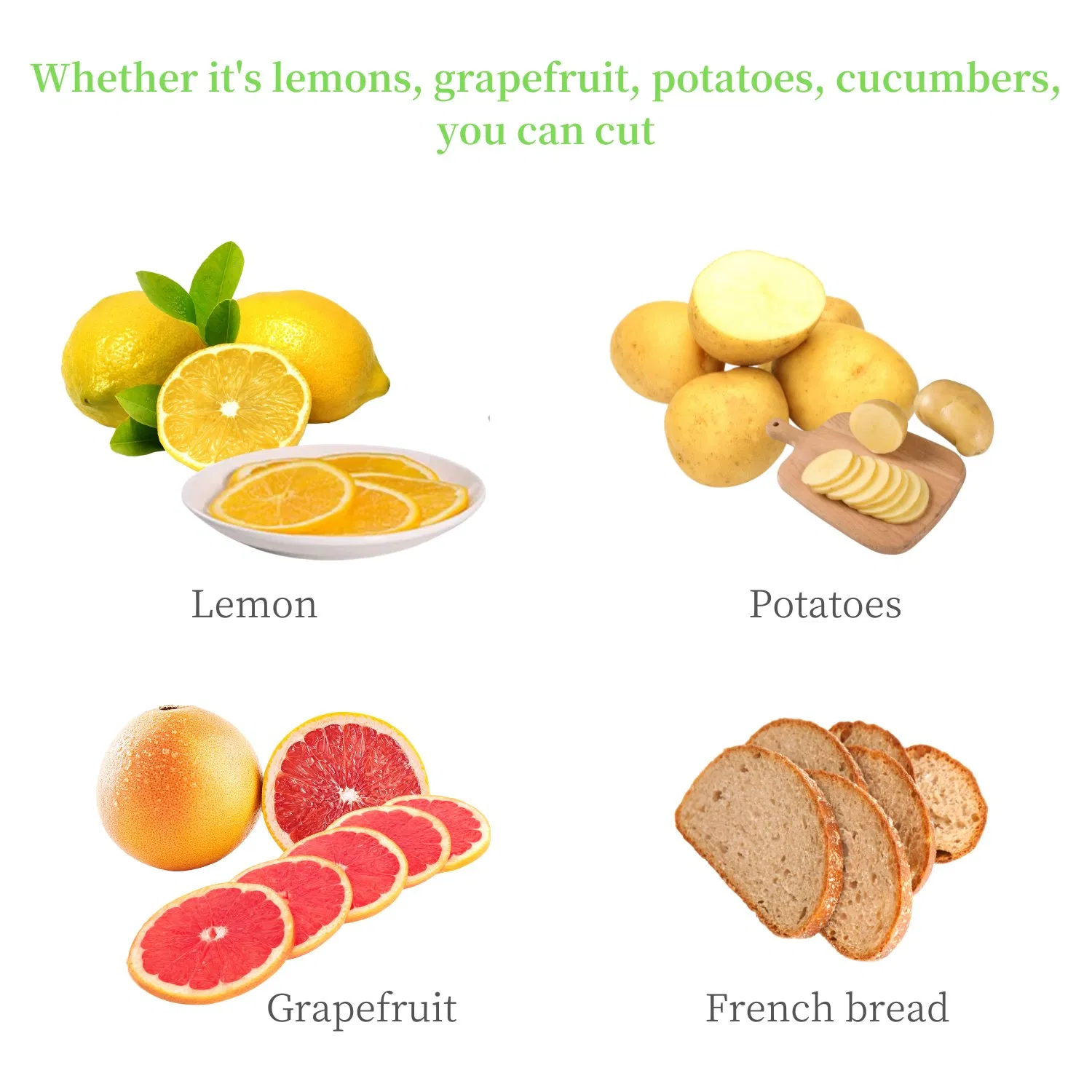 Home Manual Fruit and Vegetable Slicer Onion Potato Lemon Kitchen Slicer
