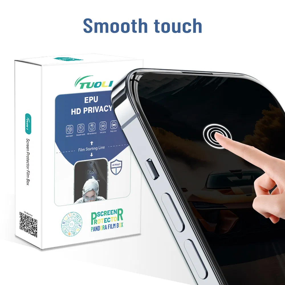 Заготовка гидрогелевой антишпионской плёнки Tuoli 120x180 мм