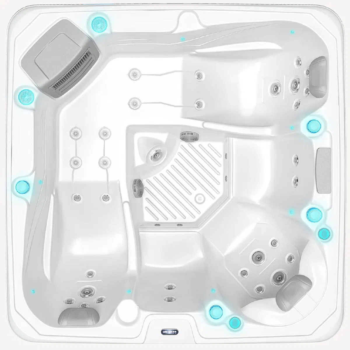 Массажная ванна SPA Jacuzzier для сада, 4 персоны