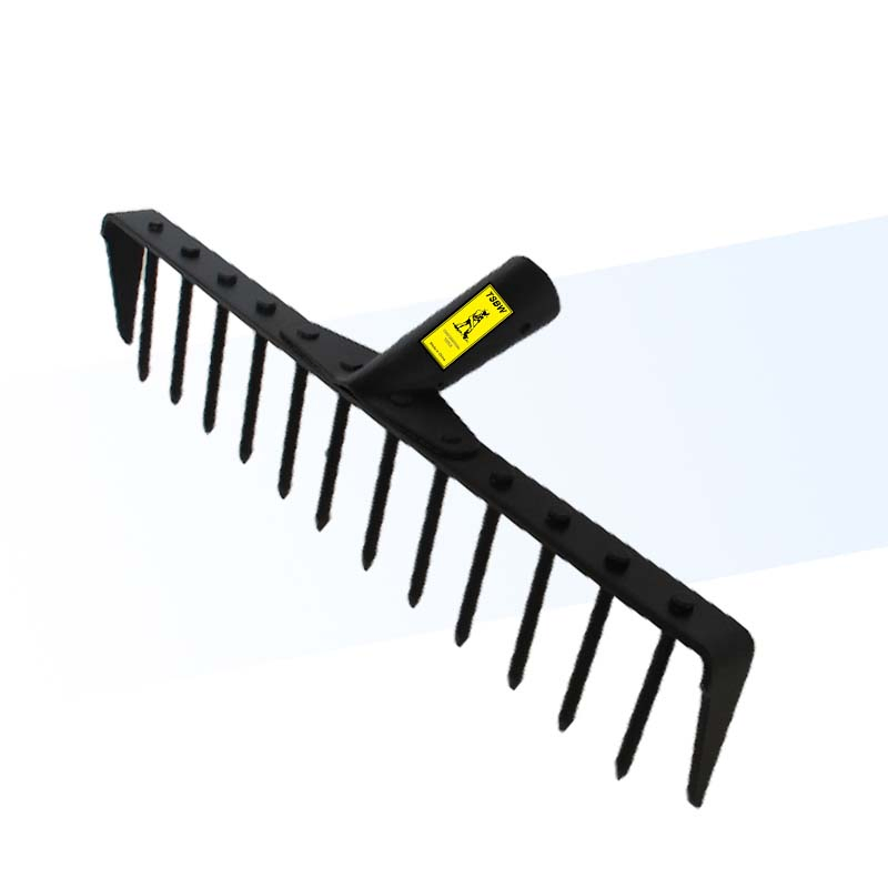 Carbon Steel Agricultural Garden Farming Digging Leaf Nail Rake Head