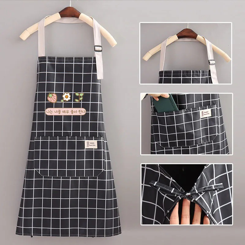 Wholesale Waterproof Hand-Wipe Aprons: Halter, Kitchen, Café , Custom Logo