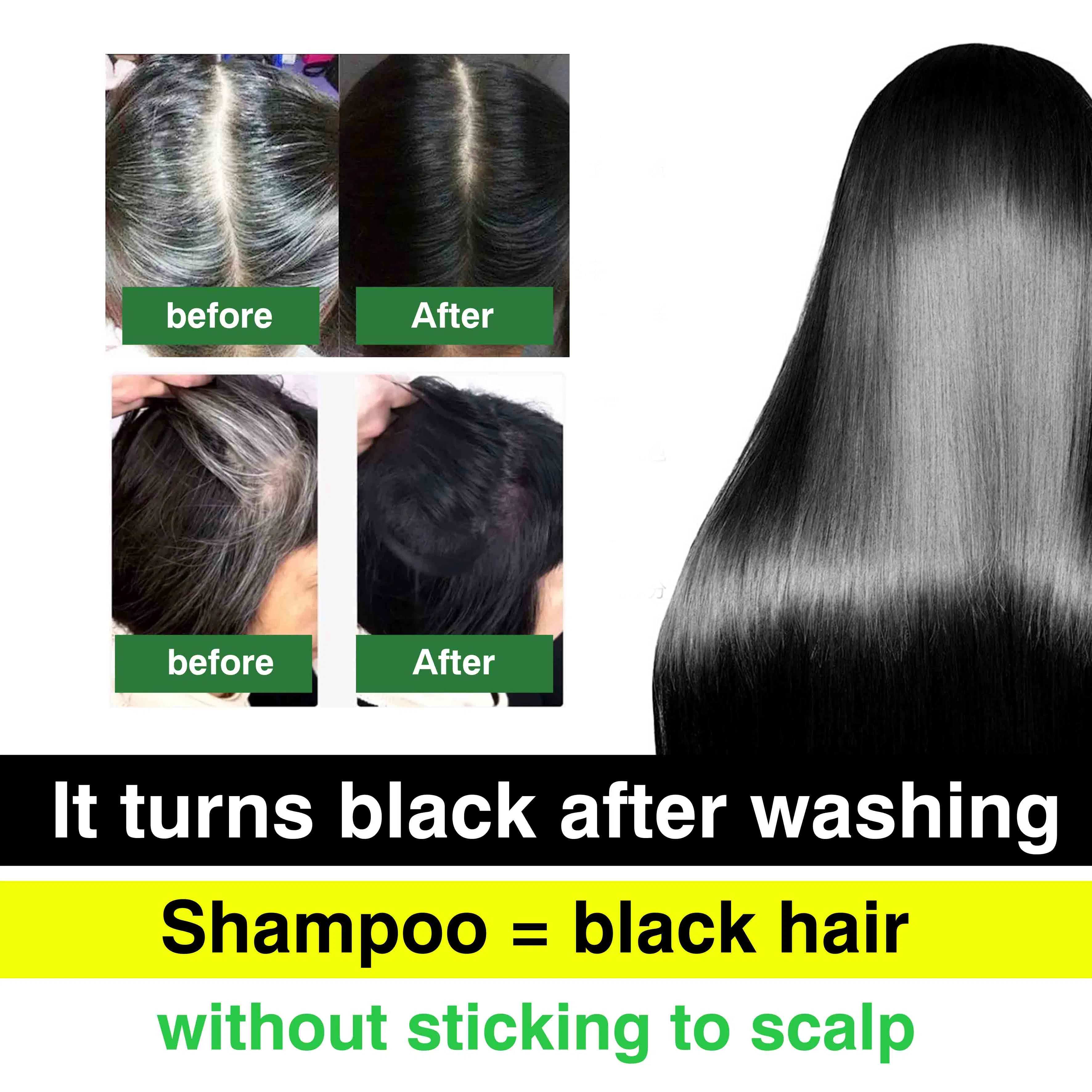 Marchdr. Davey Hair Shampoo Instant Hair Dye Black Color-Hair Dye Permanent-Last 30 Days-Natural Ingredients for Woman&Man