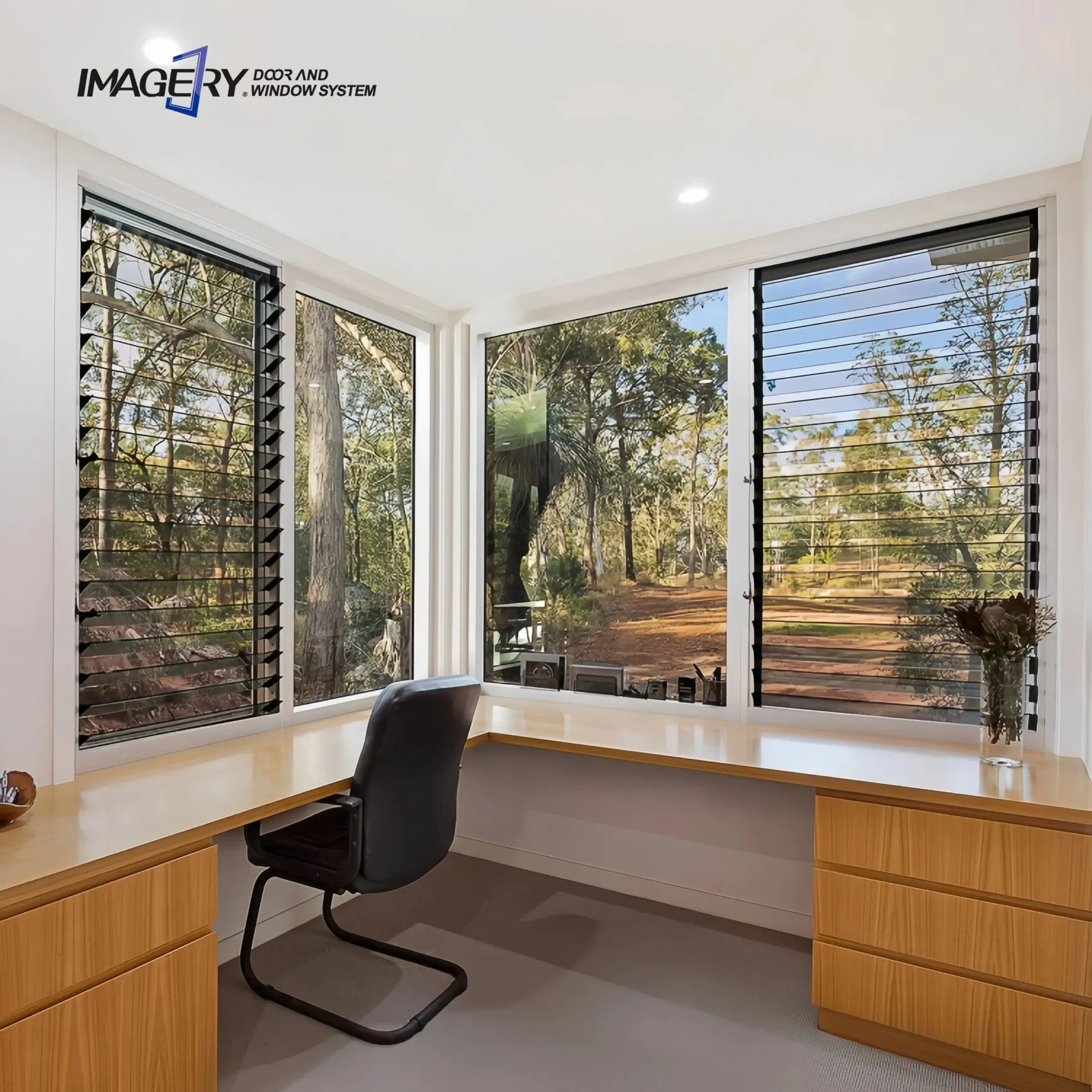 Good Price Aluminum Shutter Temperred Jalousie Morden Window Glass Louver