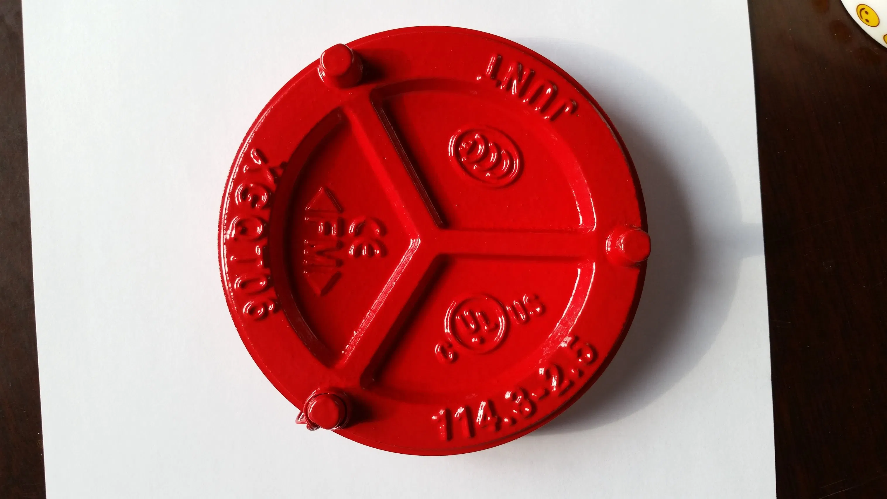 Ductile Cast Iron Grooved Pipe Fittings End Cap for Stainless Steel Pipe