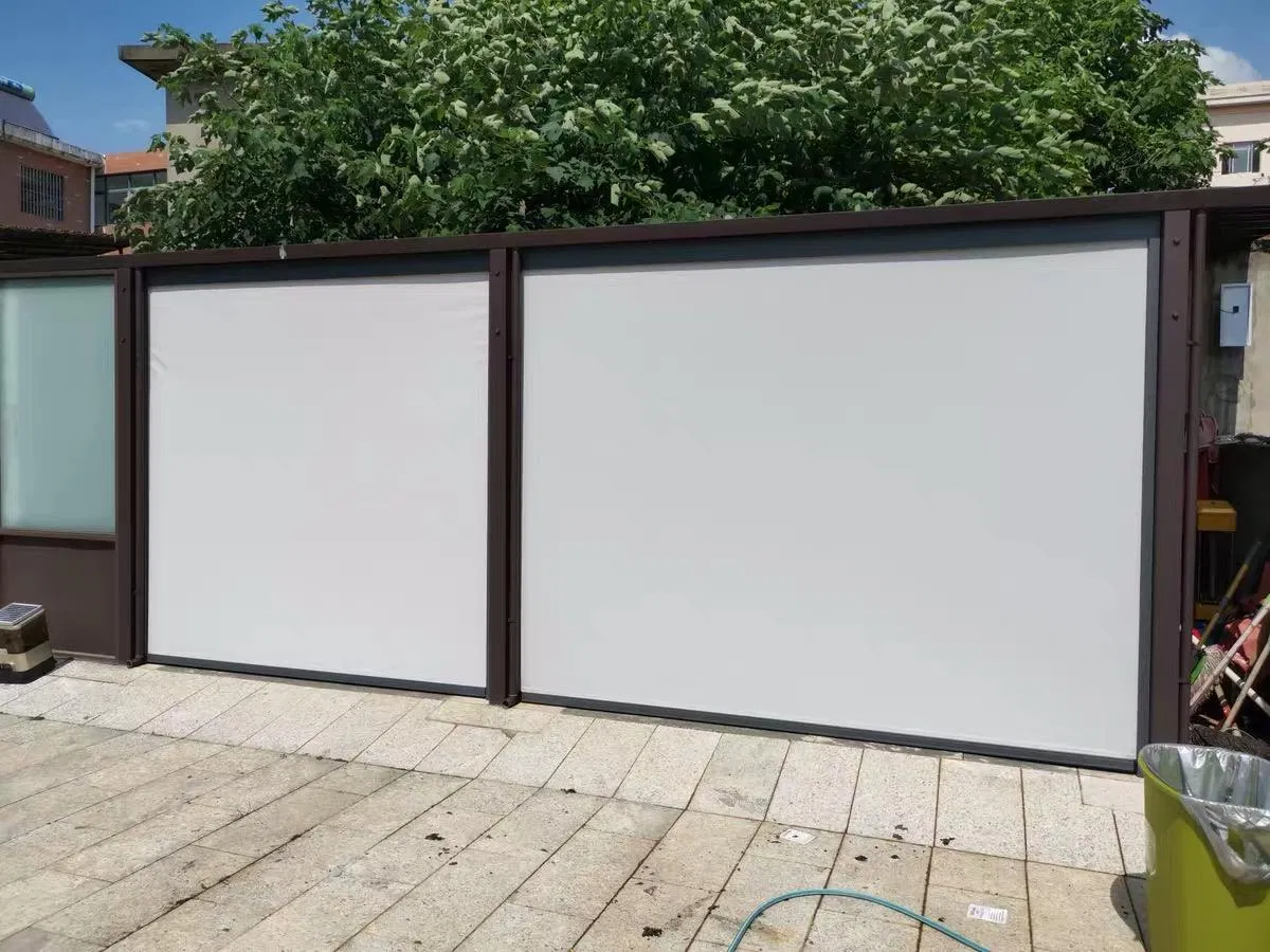 Aluminum Frame PVC Fabric Motorized Blinds Shades Screen Roller Blind Vertical Blind for Outdoor and Indoor