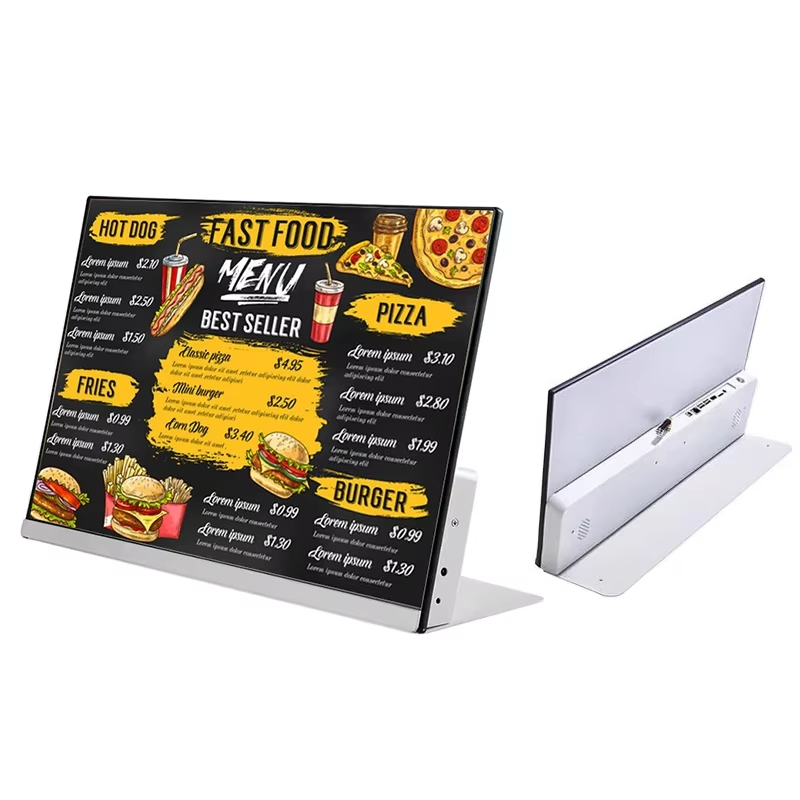 23.8 Inch LCD Display for Table Screen Advertising Menu Board