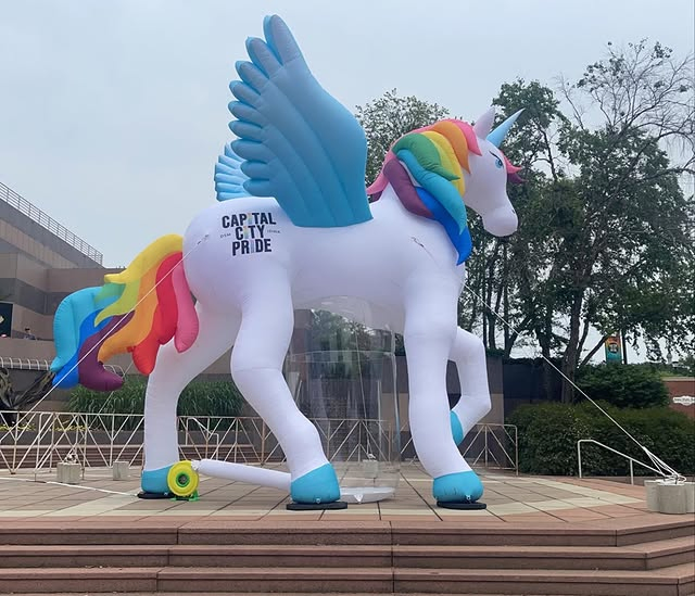 Giant Outdoor Giant Inflatable Animal Inflatable Cartoon Unicorn