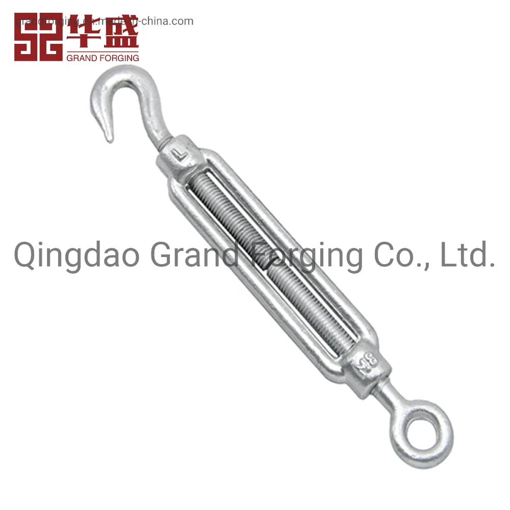 Factory DIN1480 Drop Forged Galvanized Turnbuckle Eye&Hook