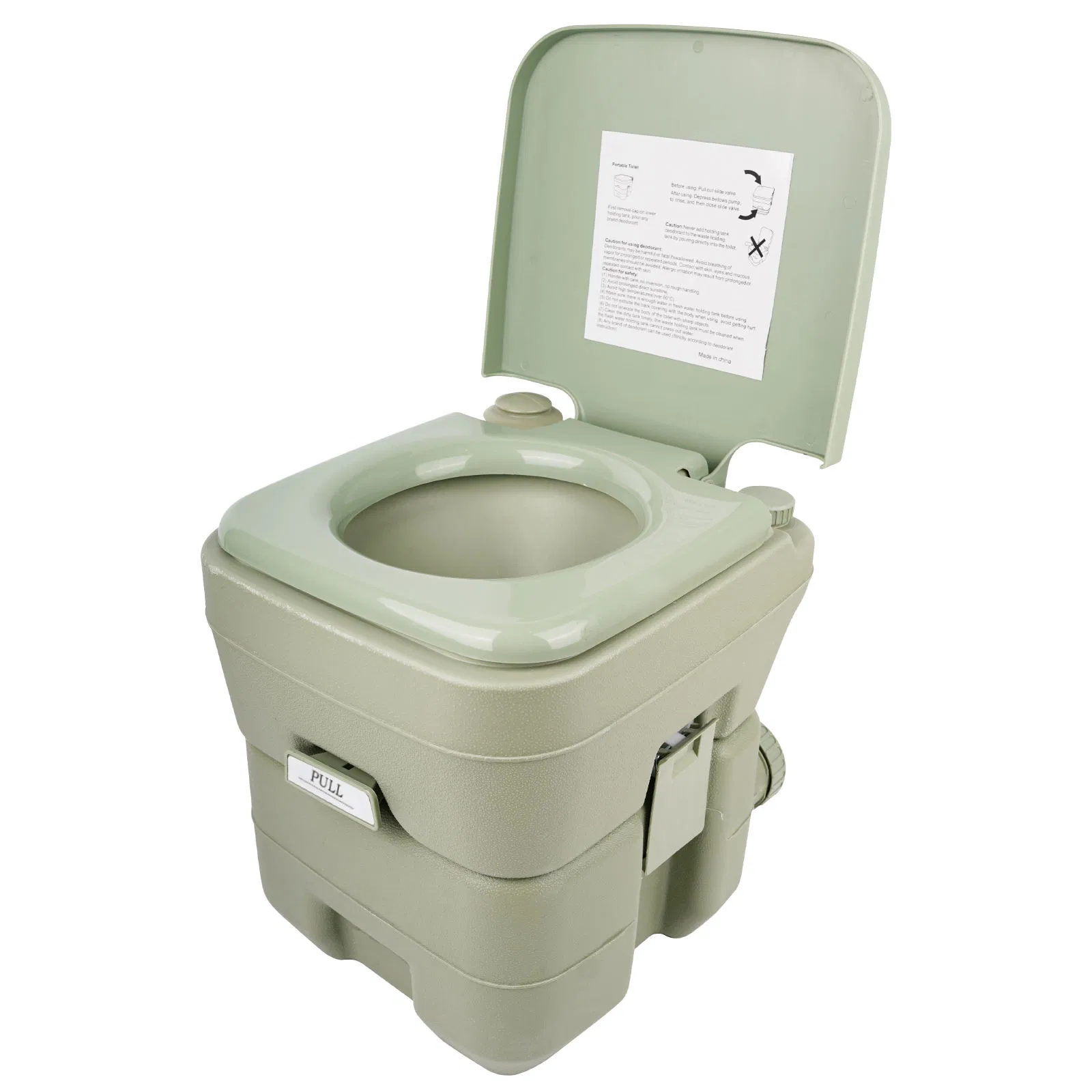 Outdoor Plastic Retractable Portable Mobile Toilet Movable Camping Wc Folding Swimming Pool Toilet Portable with Spray and Bag