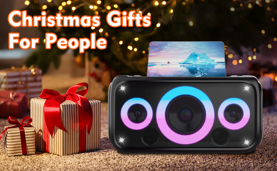 Parlantes Bluetooth Nuevos Modelos 13 Inches Bluetooth Wireless Speaker Karaoke Video Speaker with Display Screen