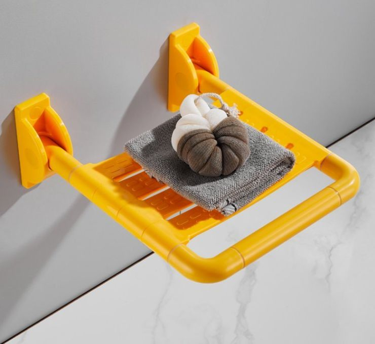 Foldable Folding Bathroom Elderly Adjustable Bathroom Stool