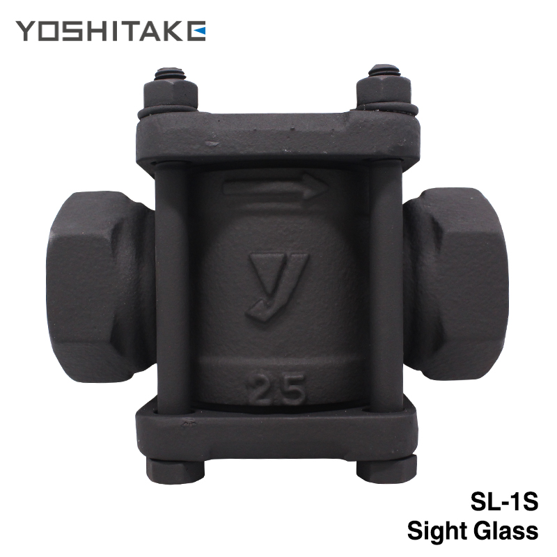 Japan Yoshitake Sight Glass Cast Iron SL-1s for Water Oil in Stock