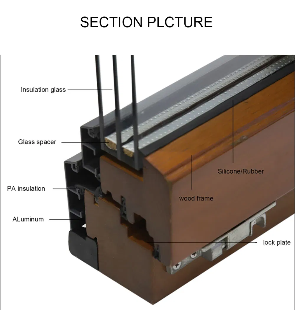 Elegant Casement Aluminium Window and Door Awning Casement Aluminium PVC