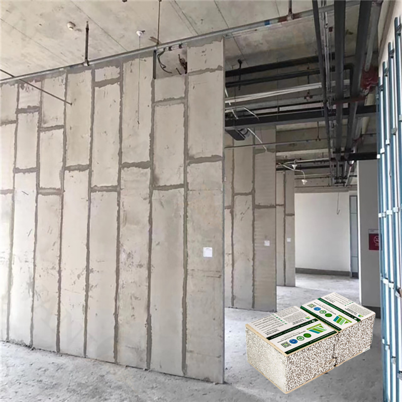 2440X610 mm Lightweight Precast Concrete EPS Sandwich Fiber Cement SIP Ready Made Wall Panel