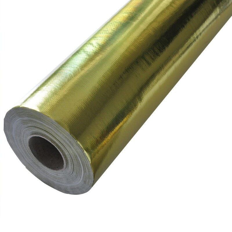 Thermal Aluminium Foil Woven Heat Insulation Roll Material Wrapping for Building / Car