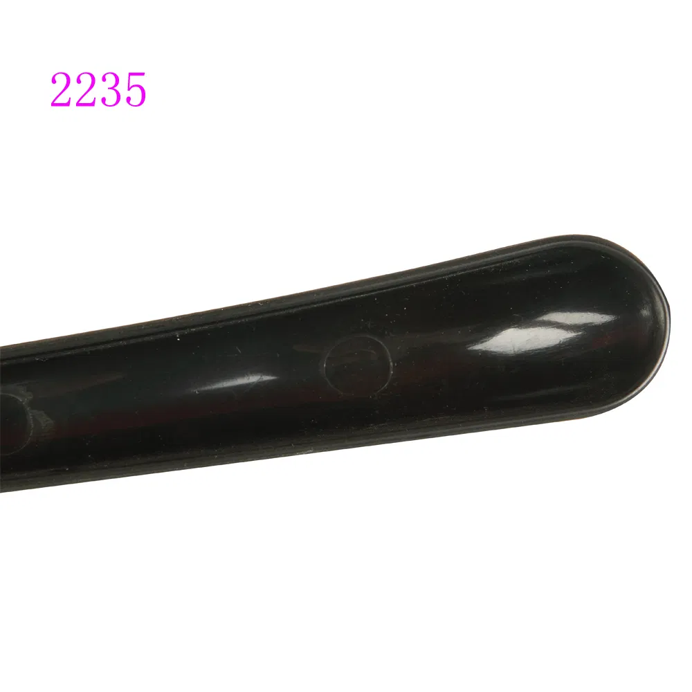 Custom Men's Non-Slip Black Matte Surface Hot Plastic Hanger