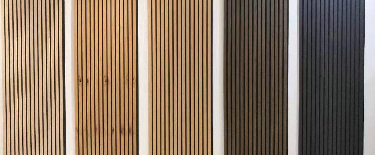 AG. Acoustic Acoustic Pet Felt Ceiling Wood Slats Wall Board with Natural Oak Veneer