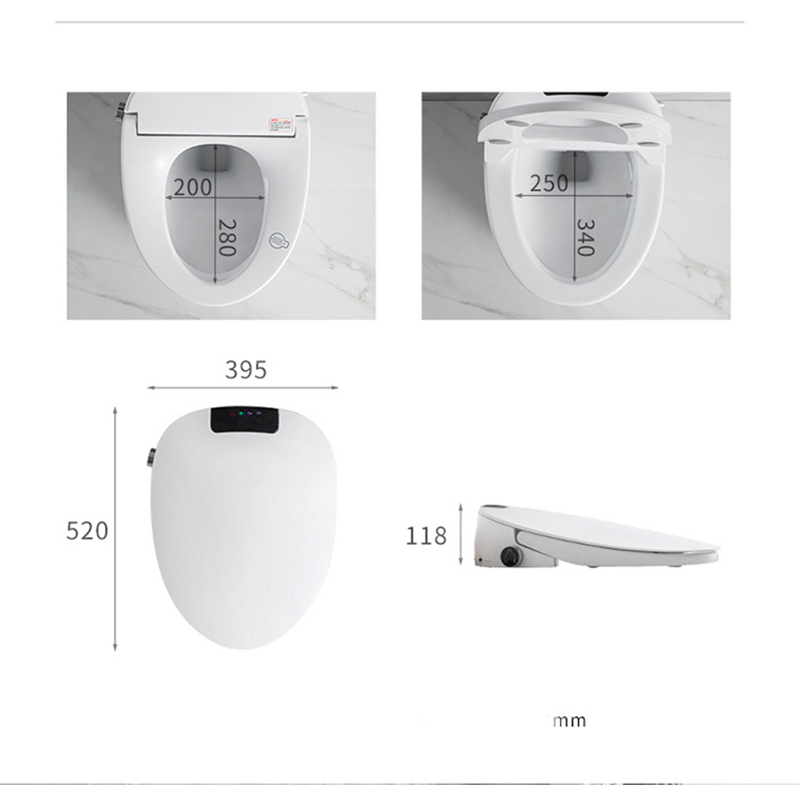 Automatic Flip-Top, One-Touch Knob Cleaning, Wireless Remote Control, CE Certified Smart Toilet Seat Cover