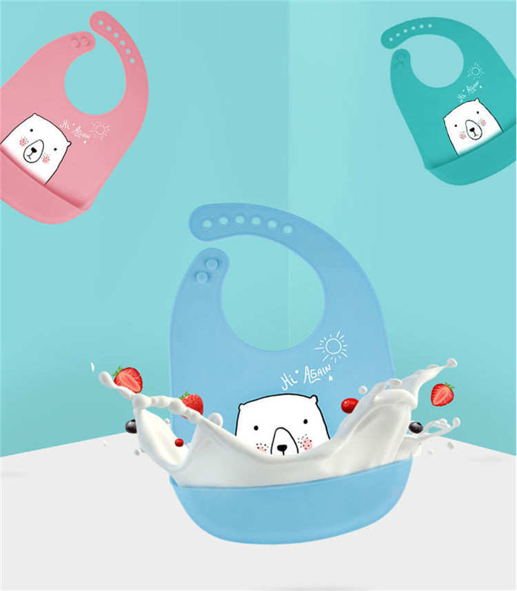 Food Grade Silicone Waterproof Baby Bibs