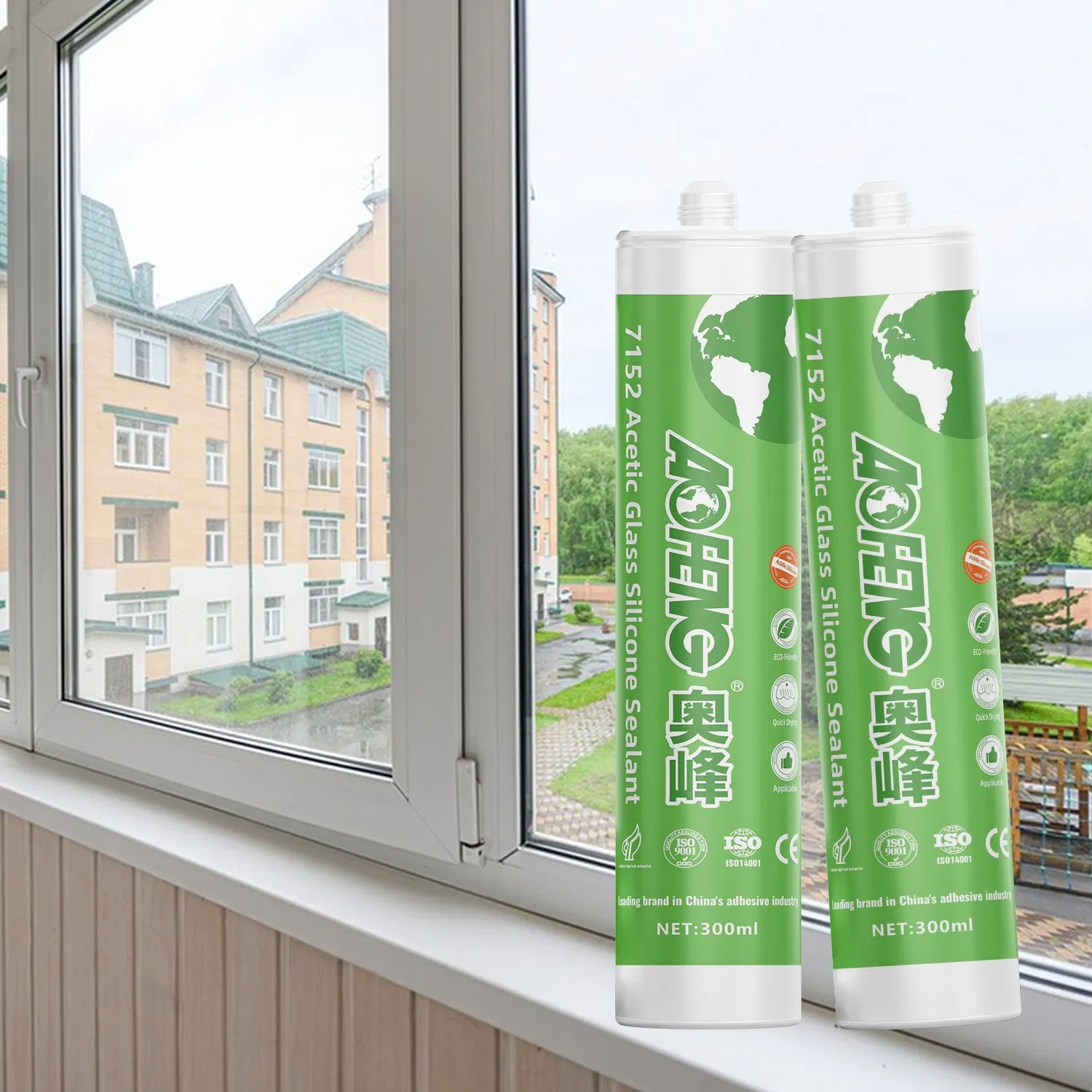 Premium Clear Silicone Sealant for Glass and Mirror Installations