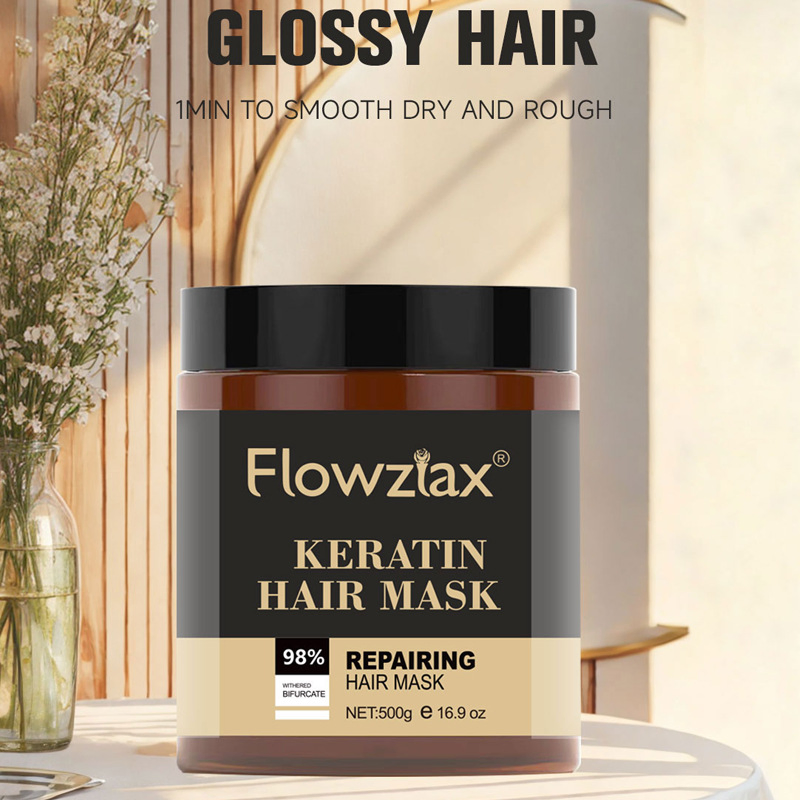 Beauty Cosmetics Hair Care Repair Dry Hair Mask Free Steam Dye Keratin Hair Mask