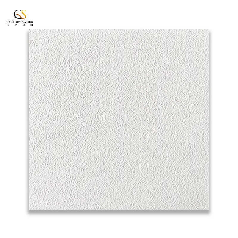 PVC Laminated Gypsum Tile Ceiling for Interior Ceiling Building Materials