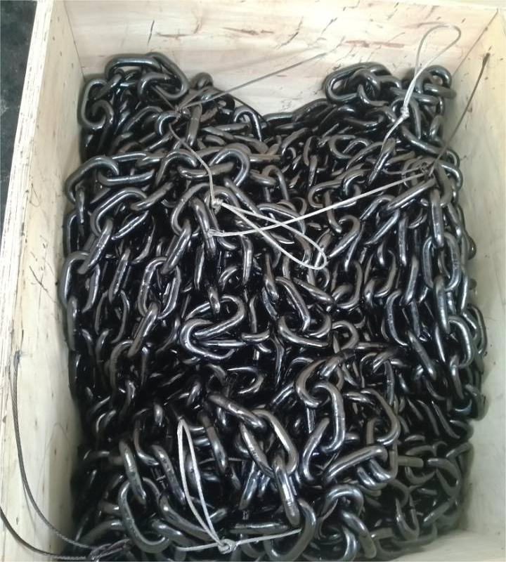 Black Painting 24*72mm Good Quality Lifting Chain for Industry