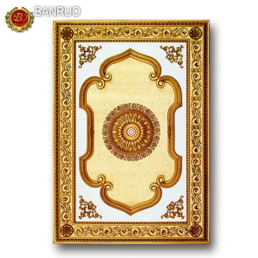 PS Plastic Ceiling Panel Tiles Ceiling Board Decoration European