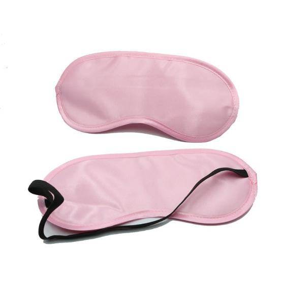 Customized Travel Silk Satin Sleeping Eye Mask Soft Eyeshade Sleep Mask for Night Sleeping Travel Nap