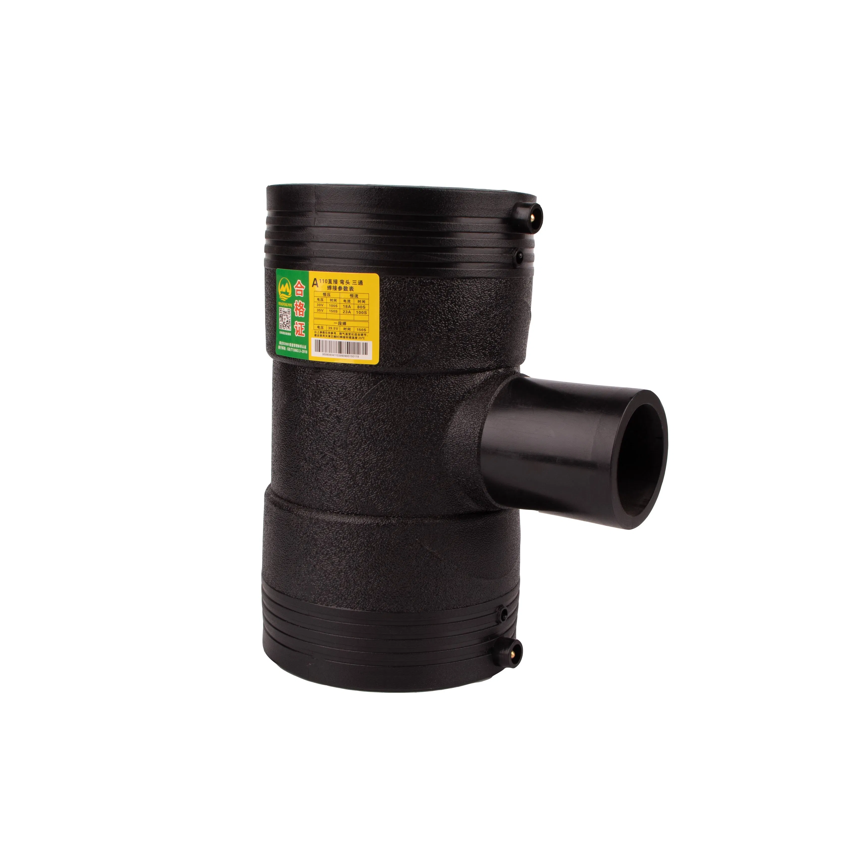 450*110mm Electrofusion Reducing Tee HDPE Pipe Fitting Electrofusion Fitting
