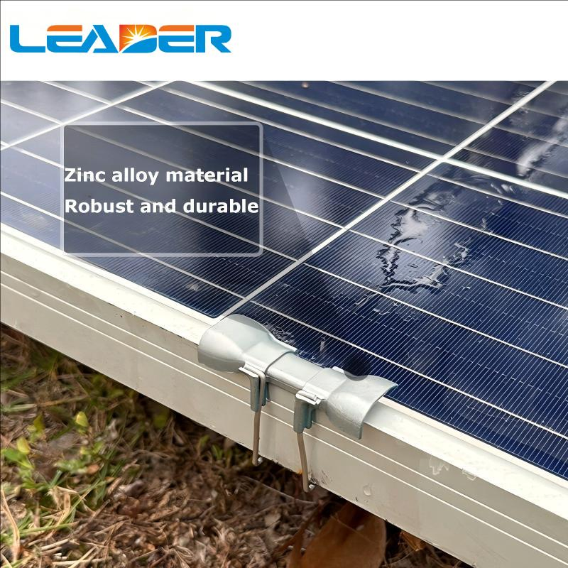 30-45mm Alloy Solar Module Drainage Clamps for Efficient Water Flow