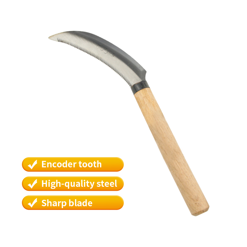 Factory Wholesale Multipurpose Short Handle Home Gardening Farming Sickle